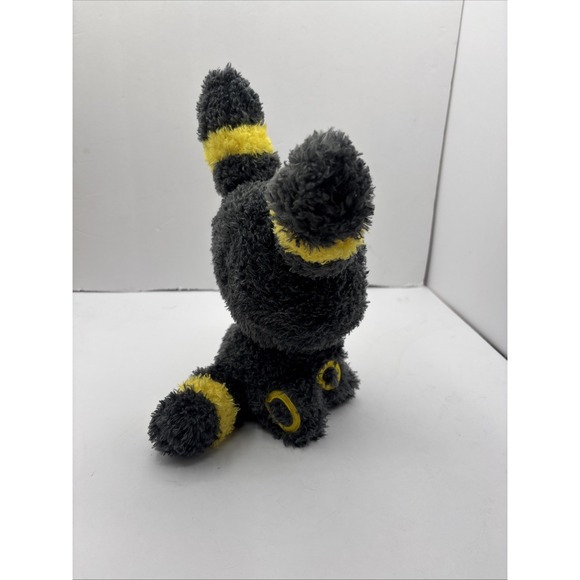 Sekiguchi Moko Umbreon Blackie Fluffy Plushie 11" Made In China - Picture 9 of 13